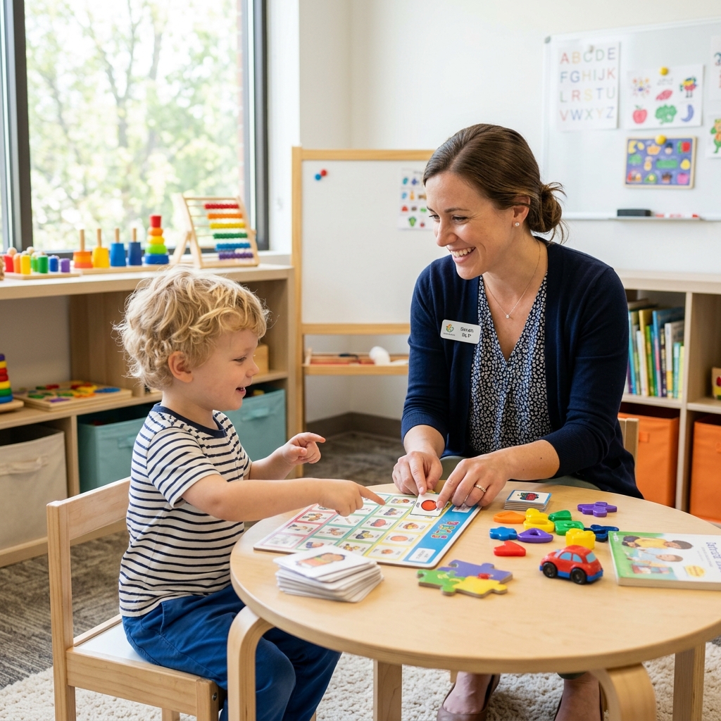 Speech Therapy Session in Vaughan